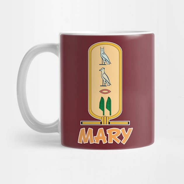 MARY-American names in hieroglyphic letters,  a Khartouch by egygraphics